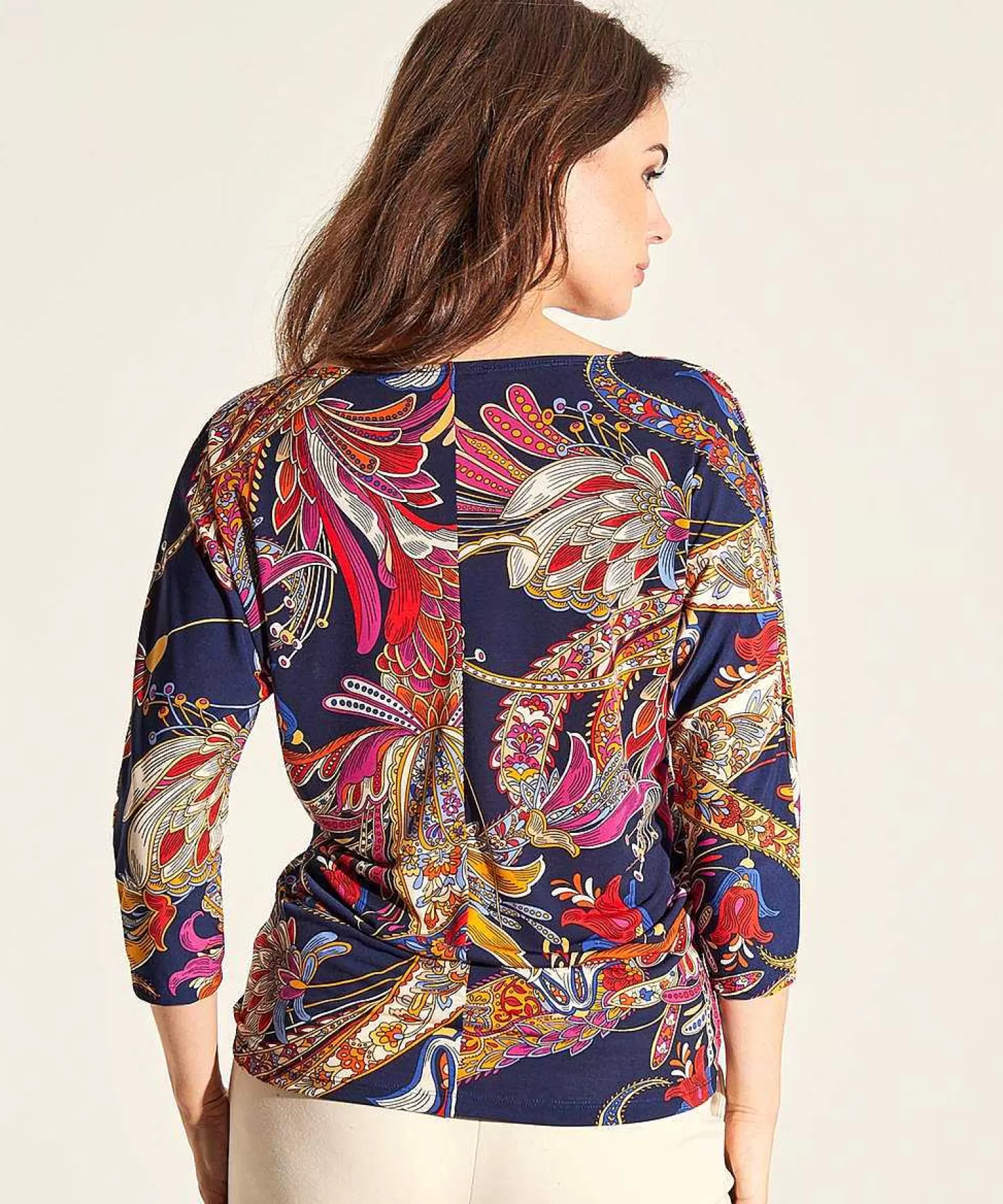 Shirts En Tops^GIULIA E TU Slinky Top Multicolor Paisley