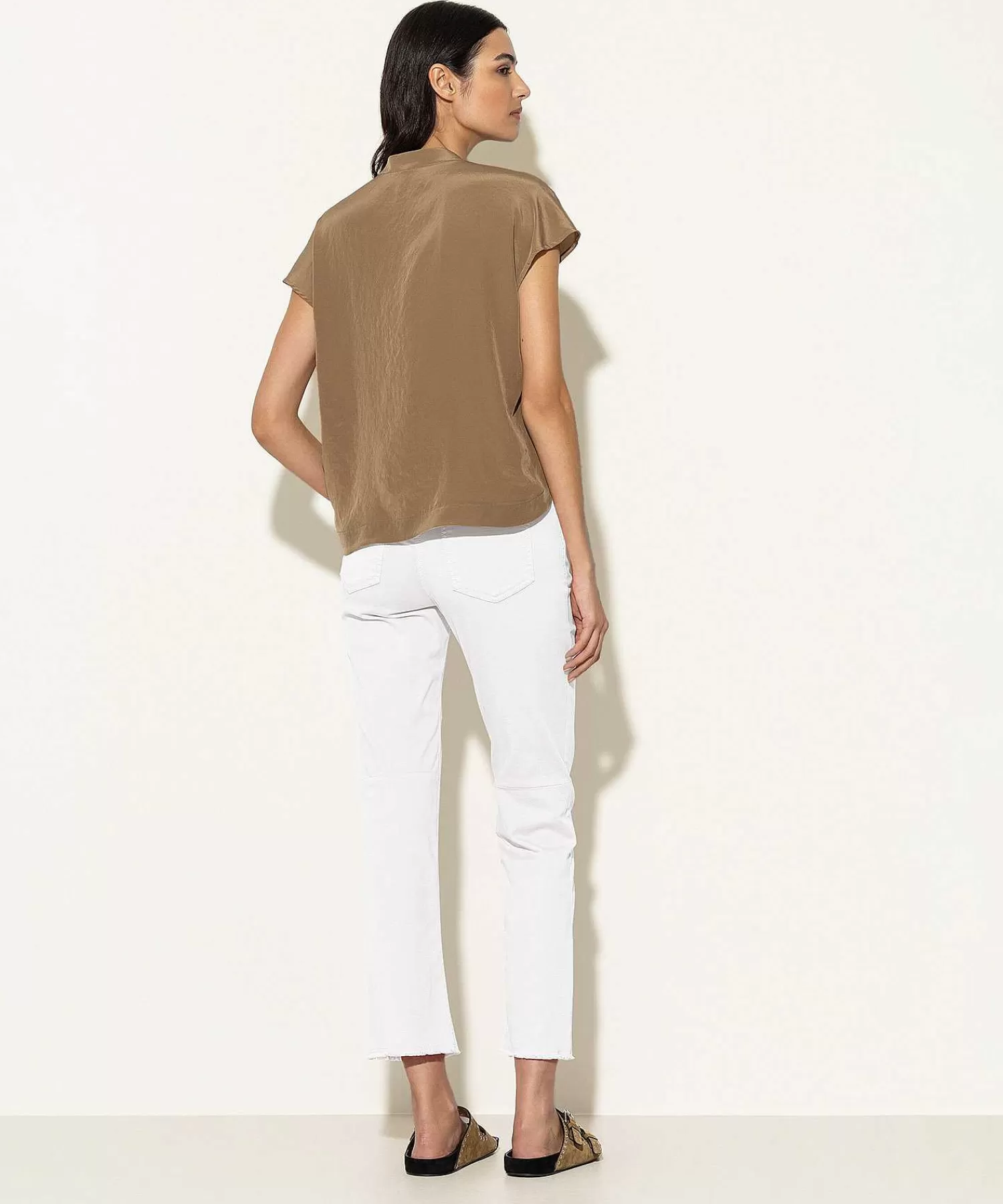 Jeans^Luisa Cerano Kick Flare Broek Soft Cotton