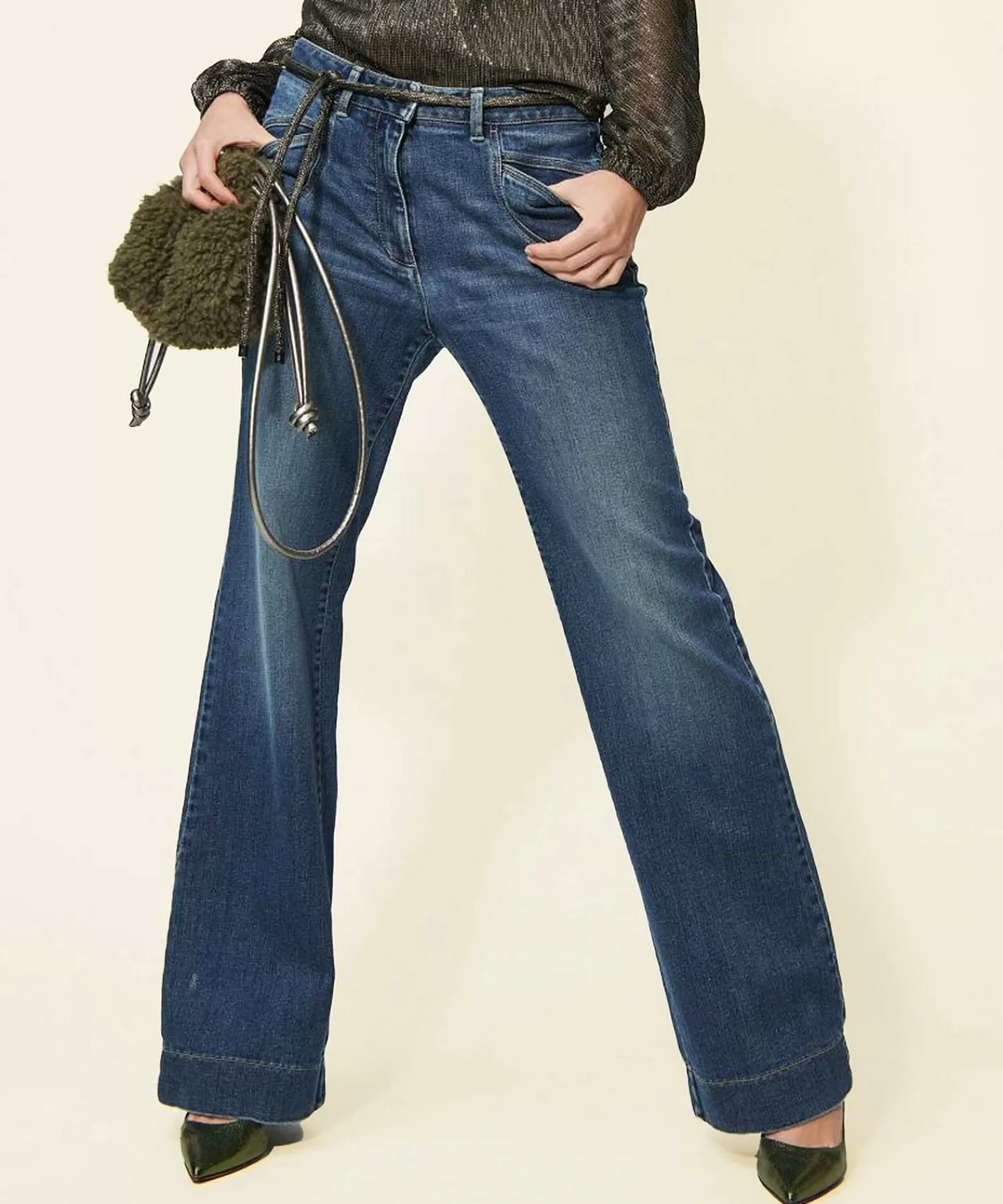 Jeans^Luisa Cerano Wide Leg Jeans