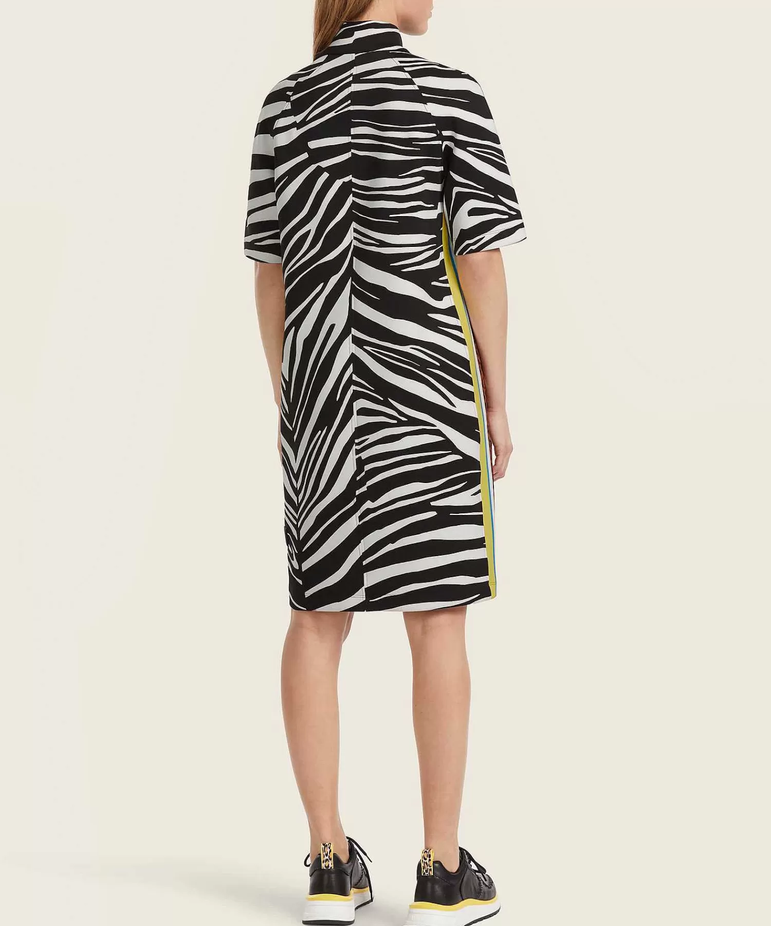 Jurken^Marc Cain Sports Scuba Jurk Met Rits Mixed Animal