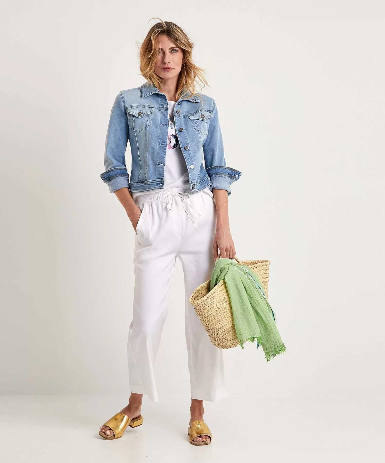 Shirts En Tops^Marc Cain Collections Marc Cain T-Shirt Multicolor Letterprint