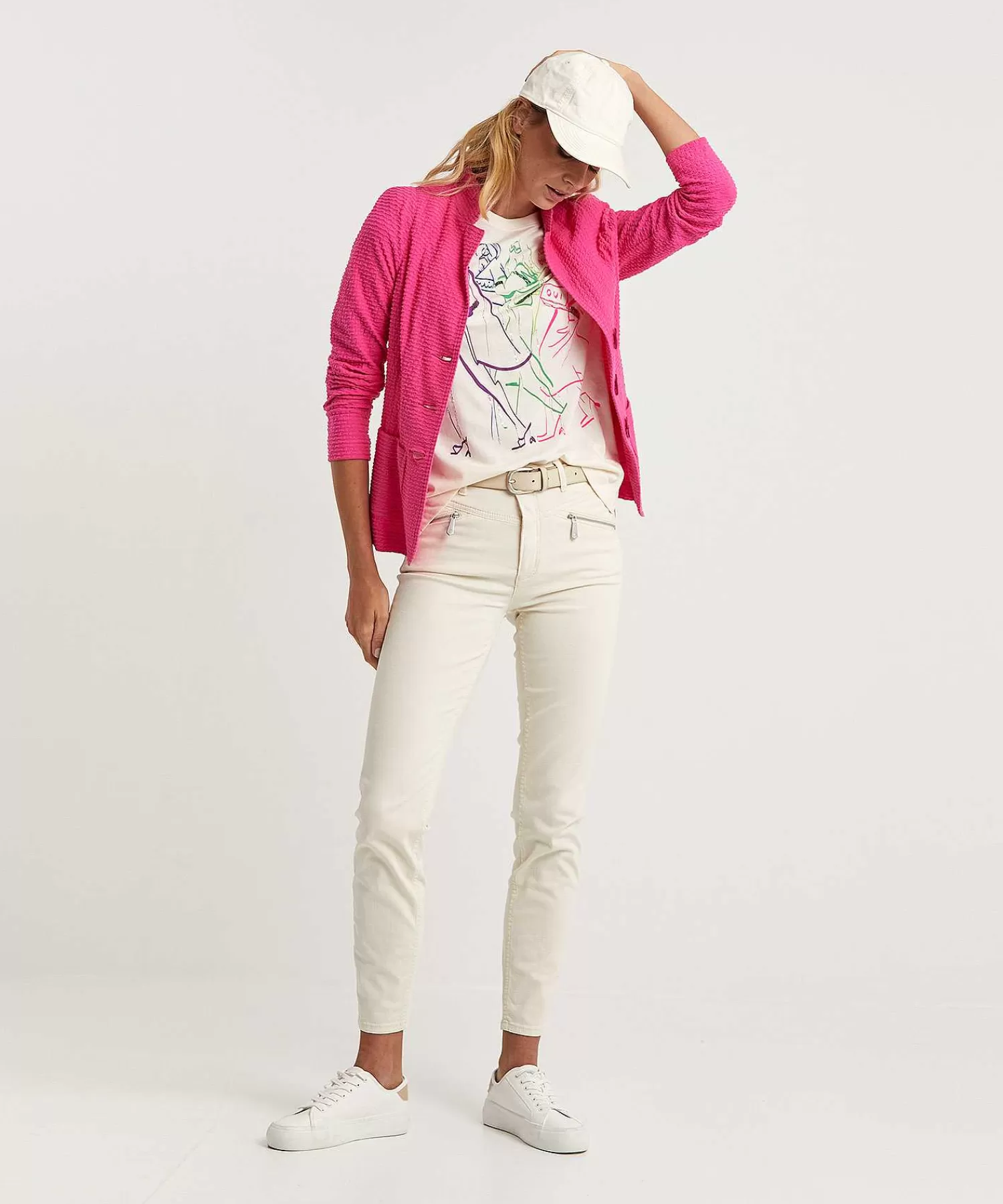 Shirts En Tops^OUI T-Shirt Fashionprint Kraaltjes Multicolor